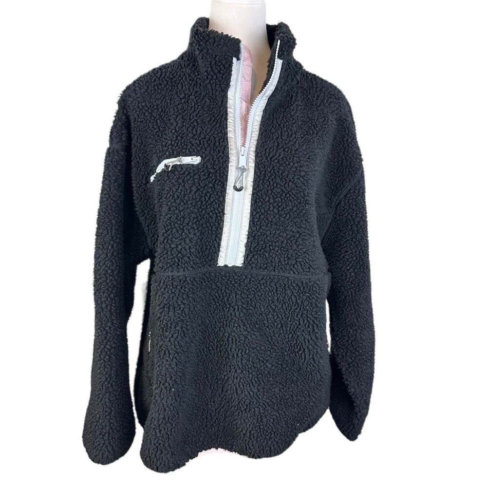 Levi's Monty Sherpa Pullover Black Size Large